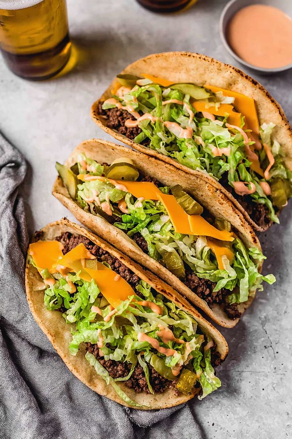 Big Mac Tacos (Smash Burger Tacos)