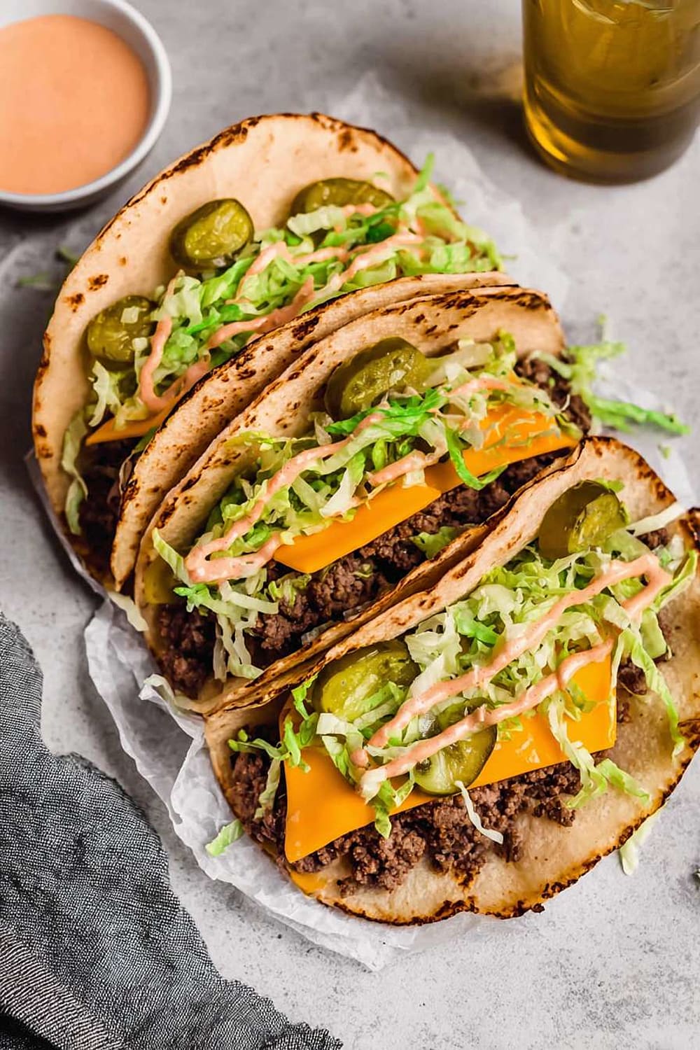 Big Mac Tacos (Smash Burger Tacos)