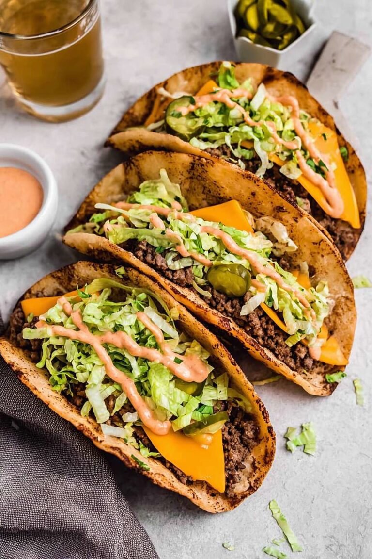 Big Mac Tacos (Smash Burger Tacos)