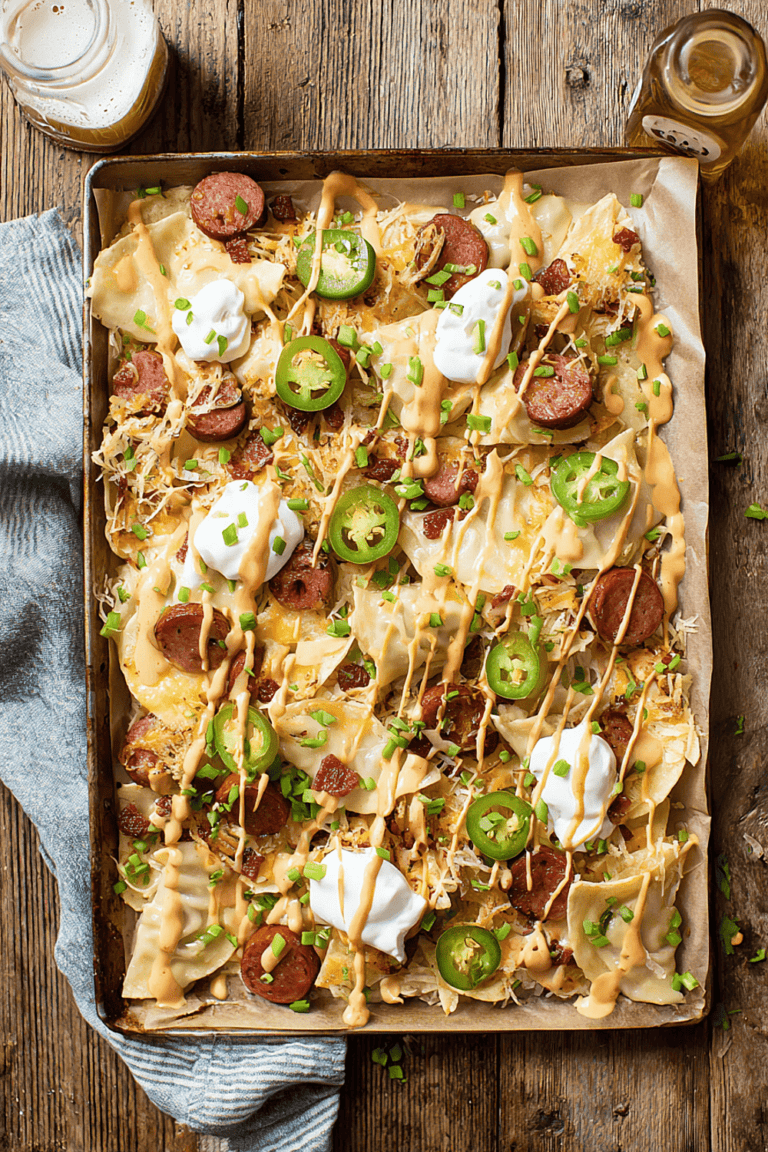 Pittsburgh Pierogy Nachos
