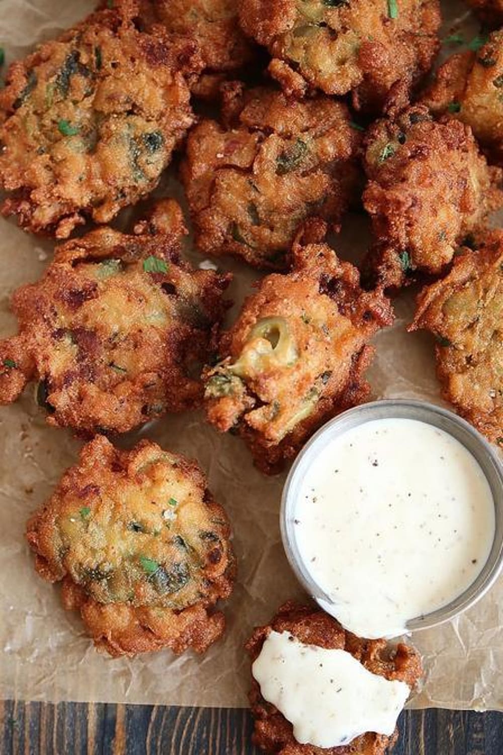 Fried Pickle Fritters
