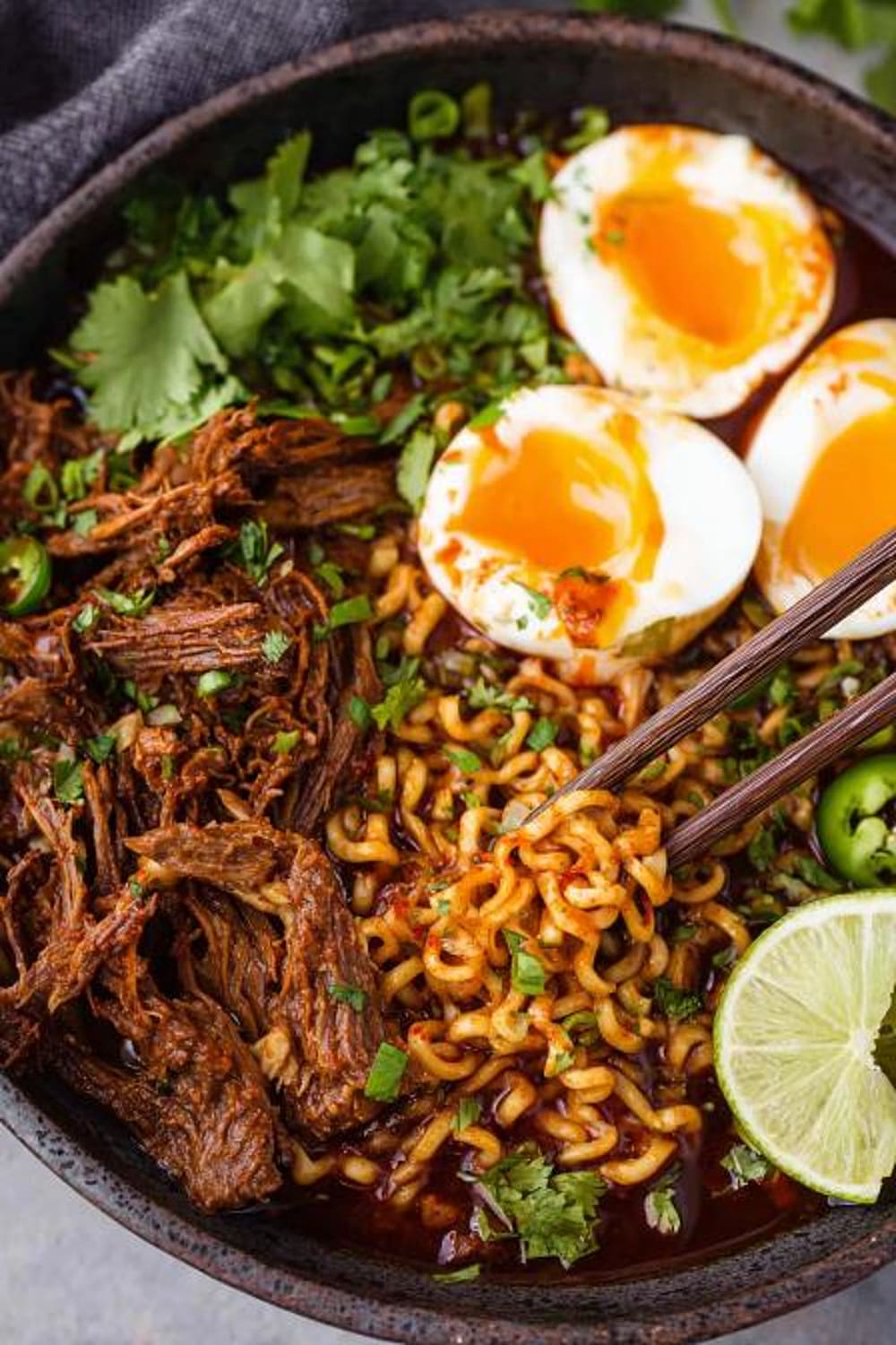 Homemade Birria Ramen