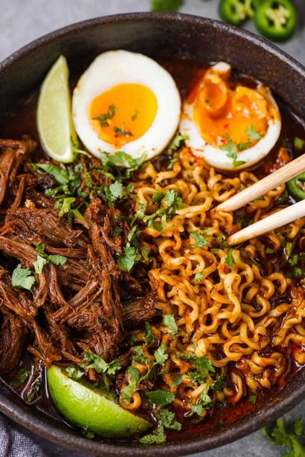 Homemade Birria Ramen