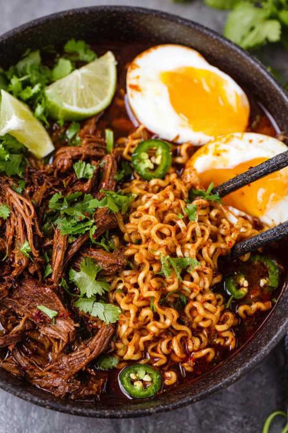 Homemade Birria Ramen