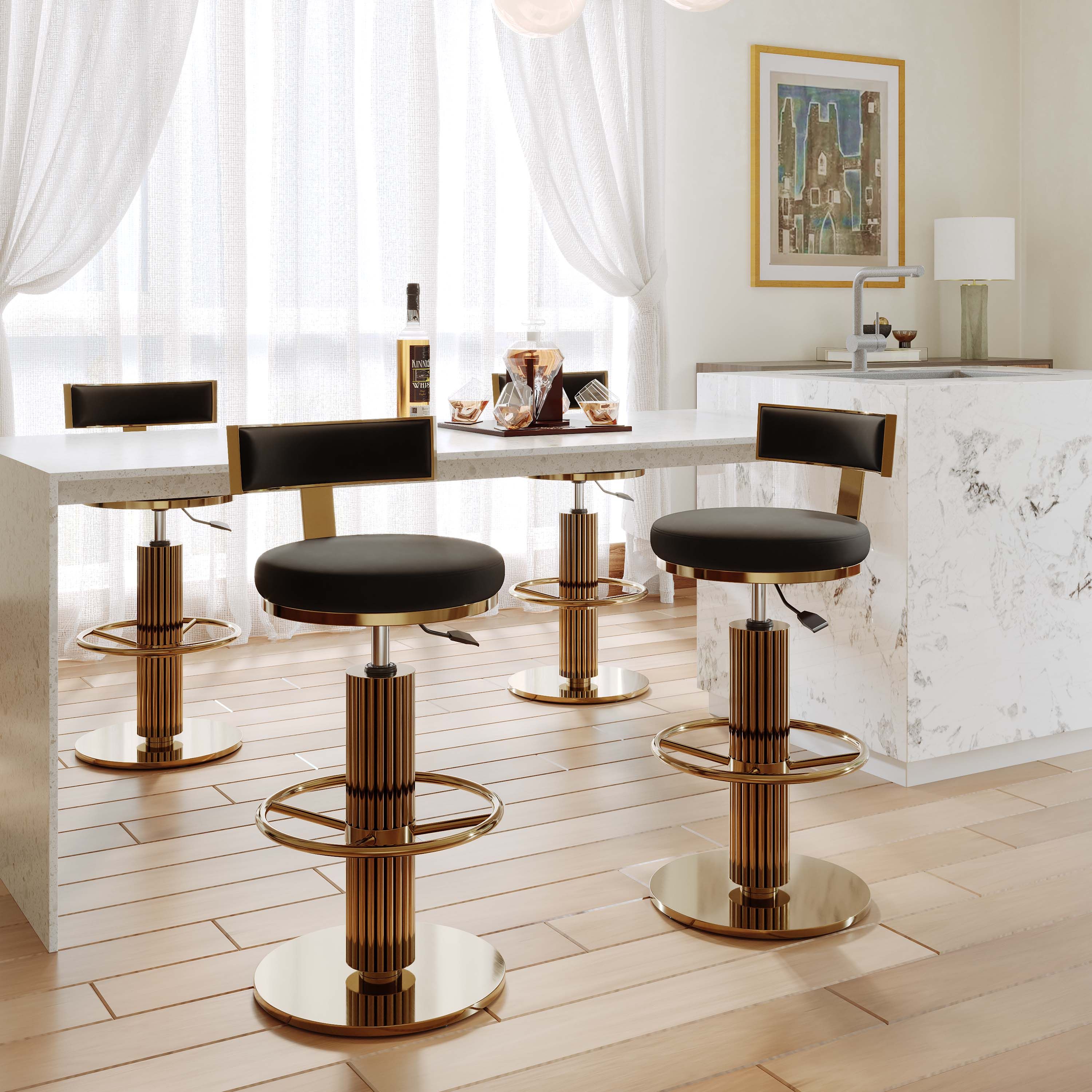 Bar stools that add instant designer energy