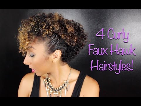 The Curly Faux Hawk