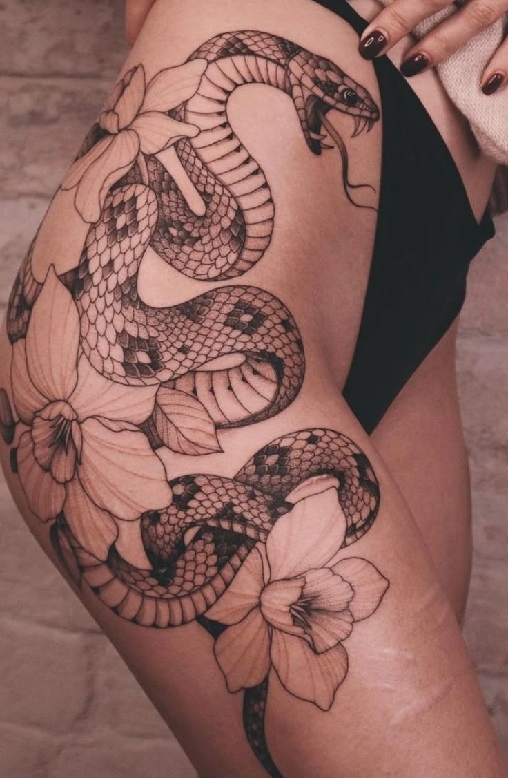 A hip snake that peeks like a secret