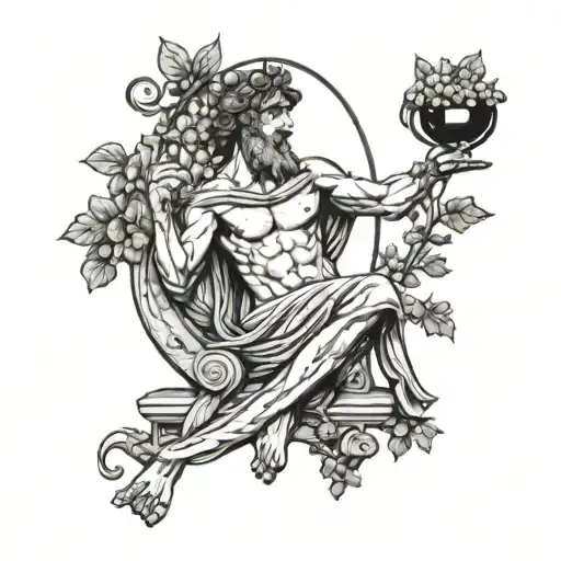 Dionysus’ ivy and grapes for the woman who refuses to shrink