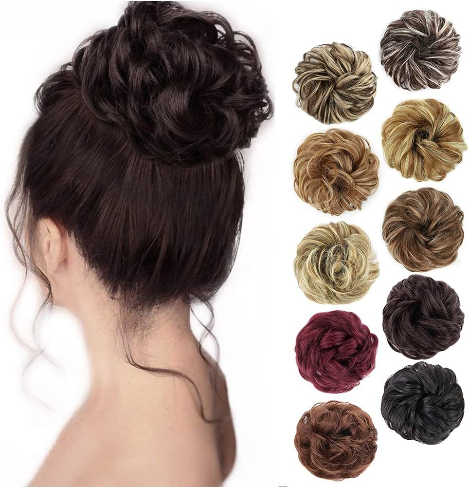 The Curly Bun With a Scrunchie