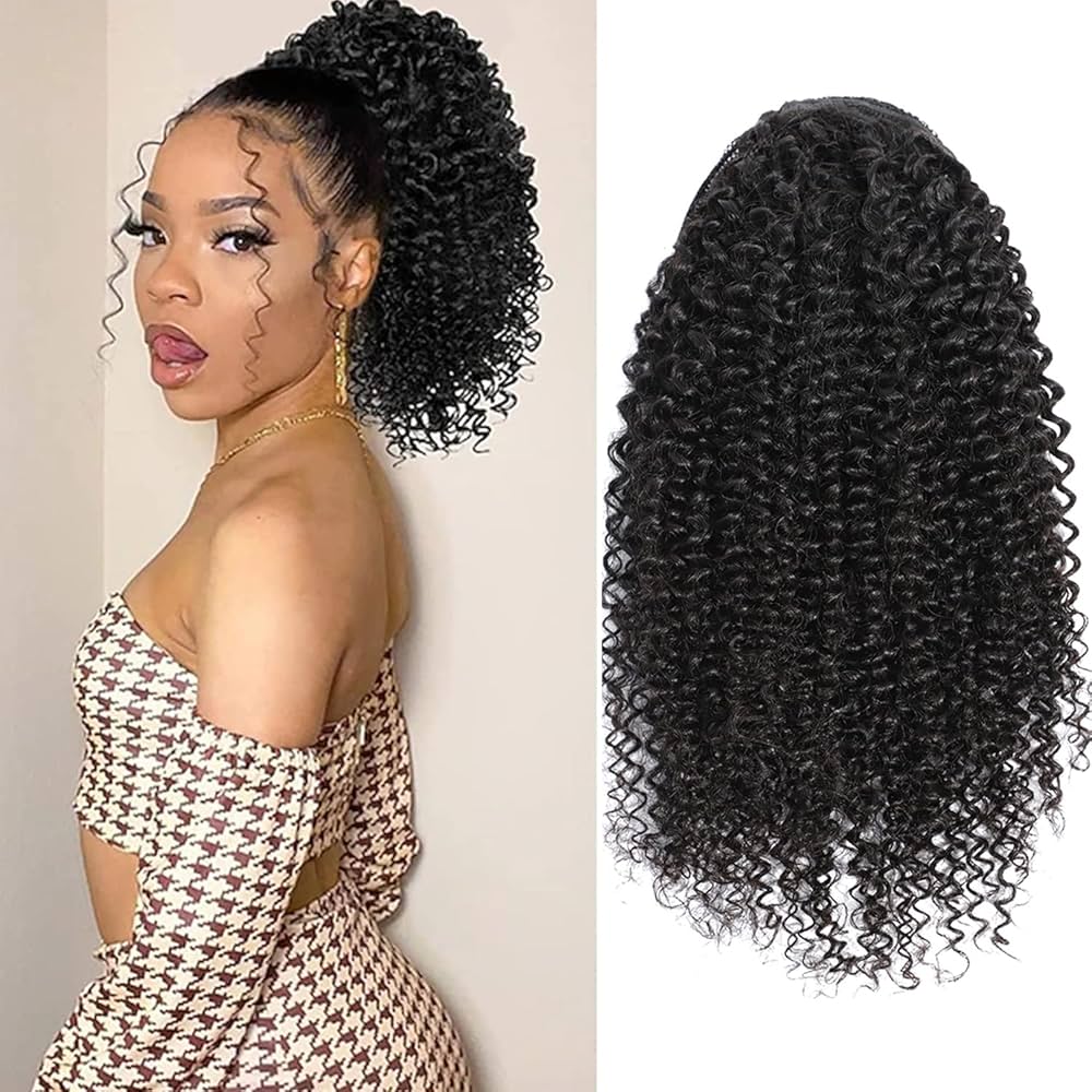 The Curly Ponytail With Wrapped Base