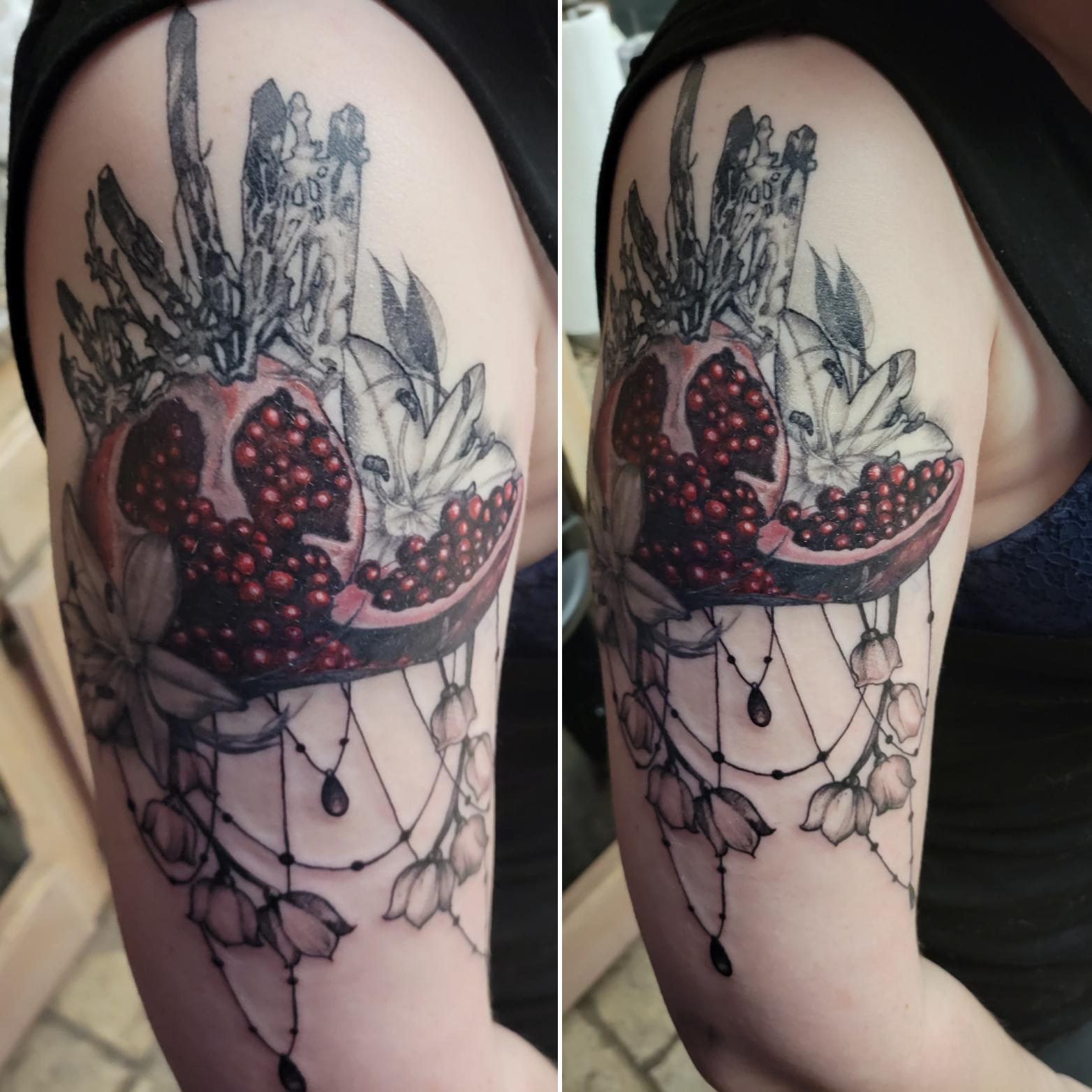Persephone’s pomegranate that’s secretly about rebirth