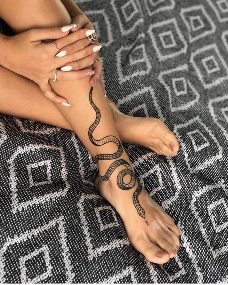 A tiny ankle snake that still has attitude