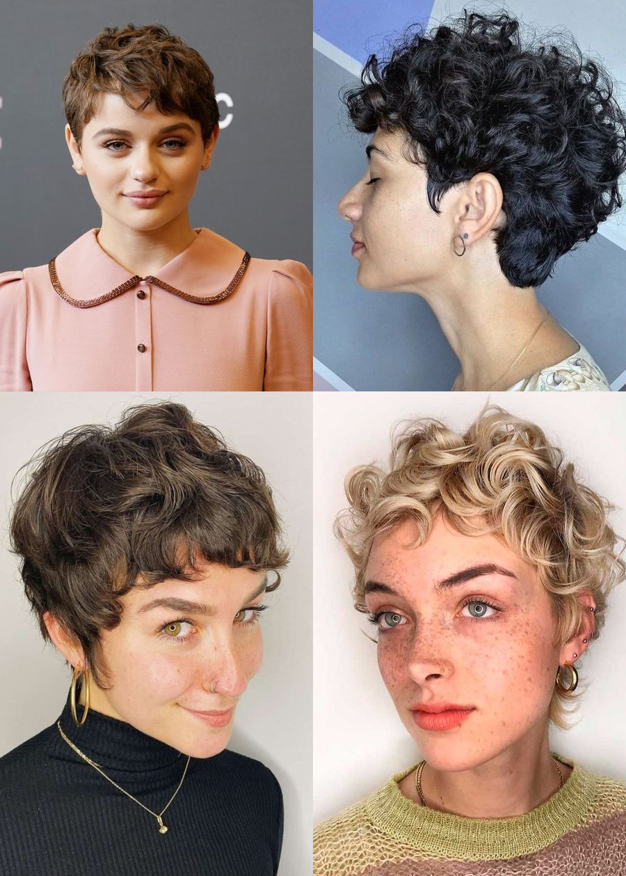 The curly pixie that still feels feminine
