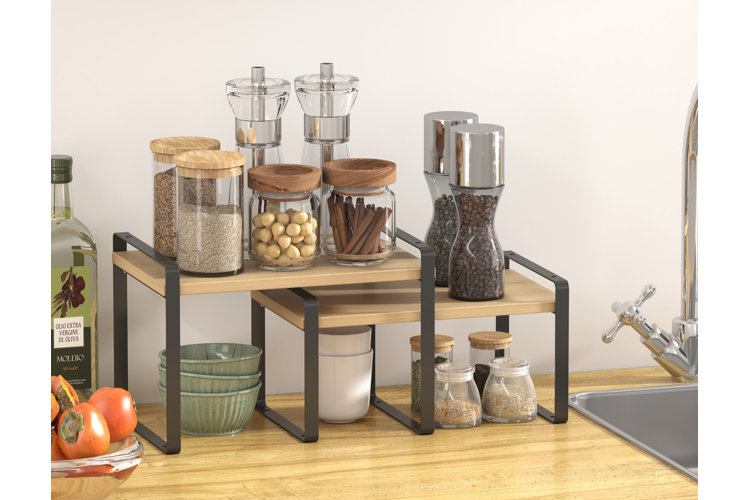 Countertop organization that looks sleek, not fussy