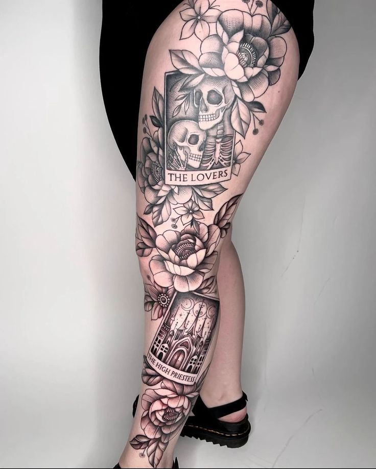 Tarot-inspired sleeve that looks like an occult gallery wall