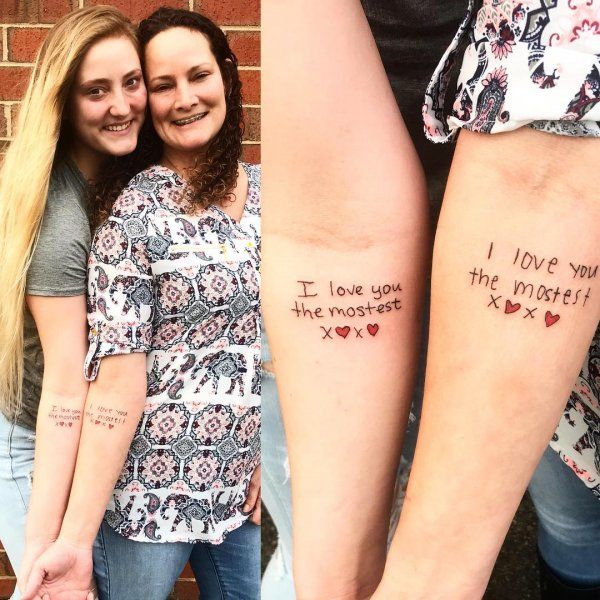 Her actual handwriting forever