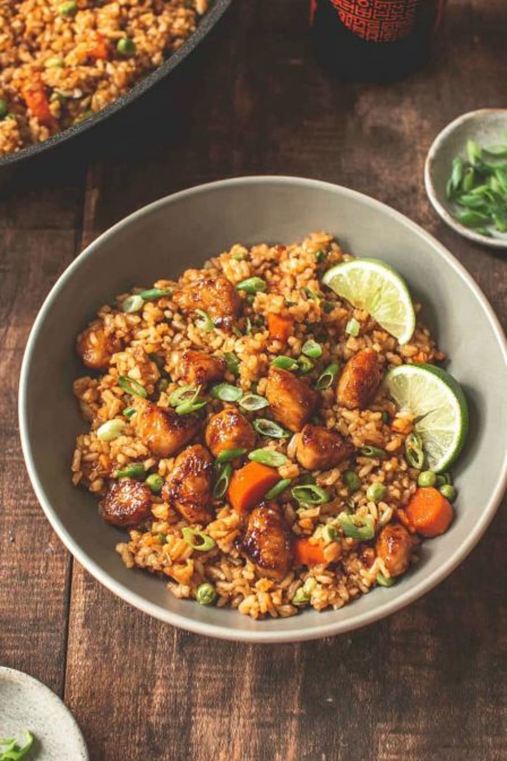 Honey Garlic Chicken Fried Rice