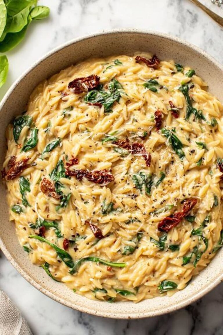 Creamy Tuscan Orzo