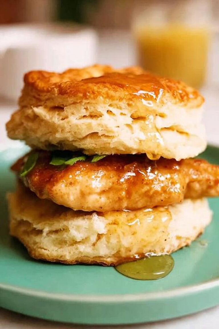 Easy Honey Butter Chicken Biscuit Sandwich