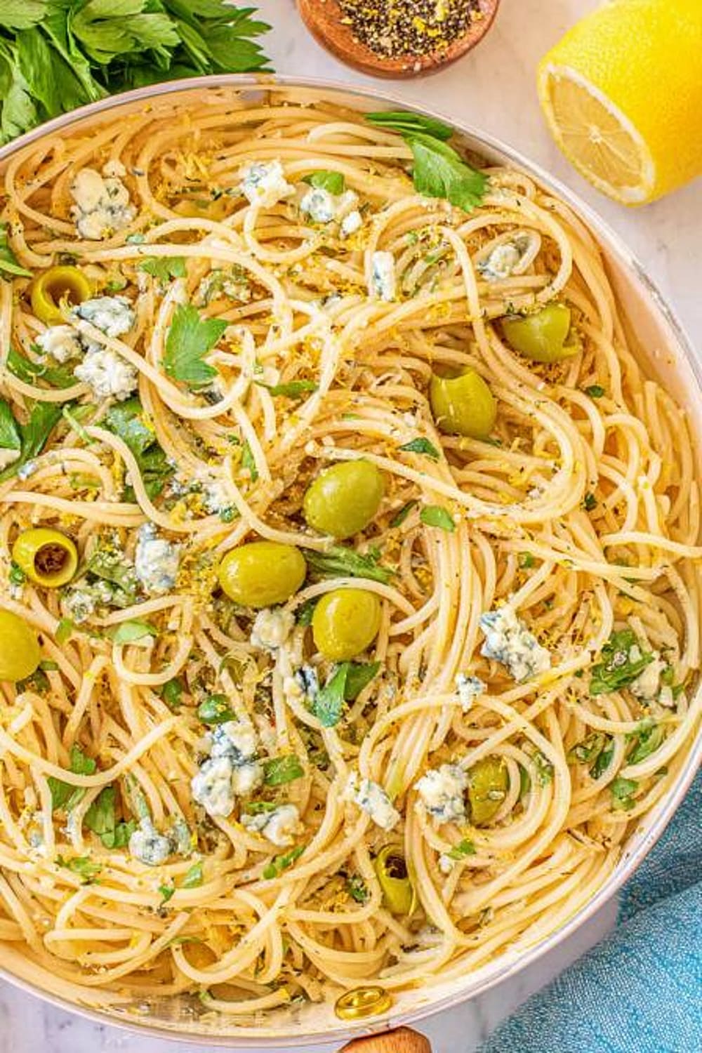 Dirty Martini Pasta