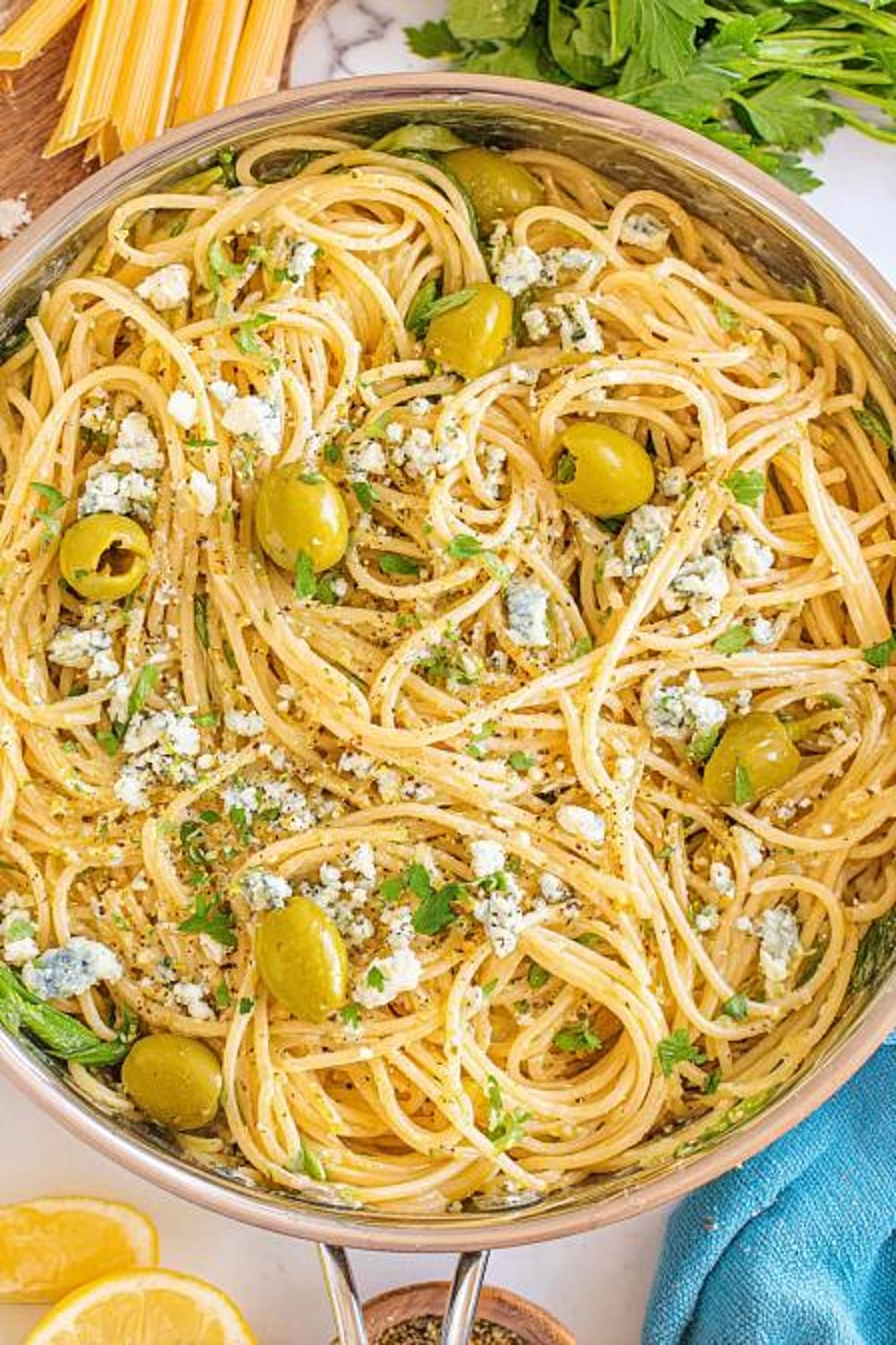 Dirty Martini Pasta