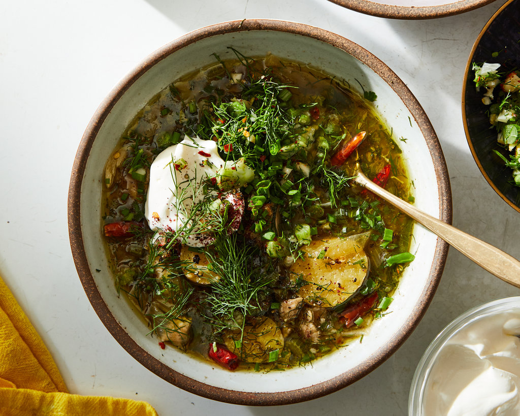Chicken Soup with Fennel & Dill