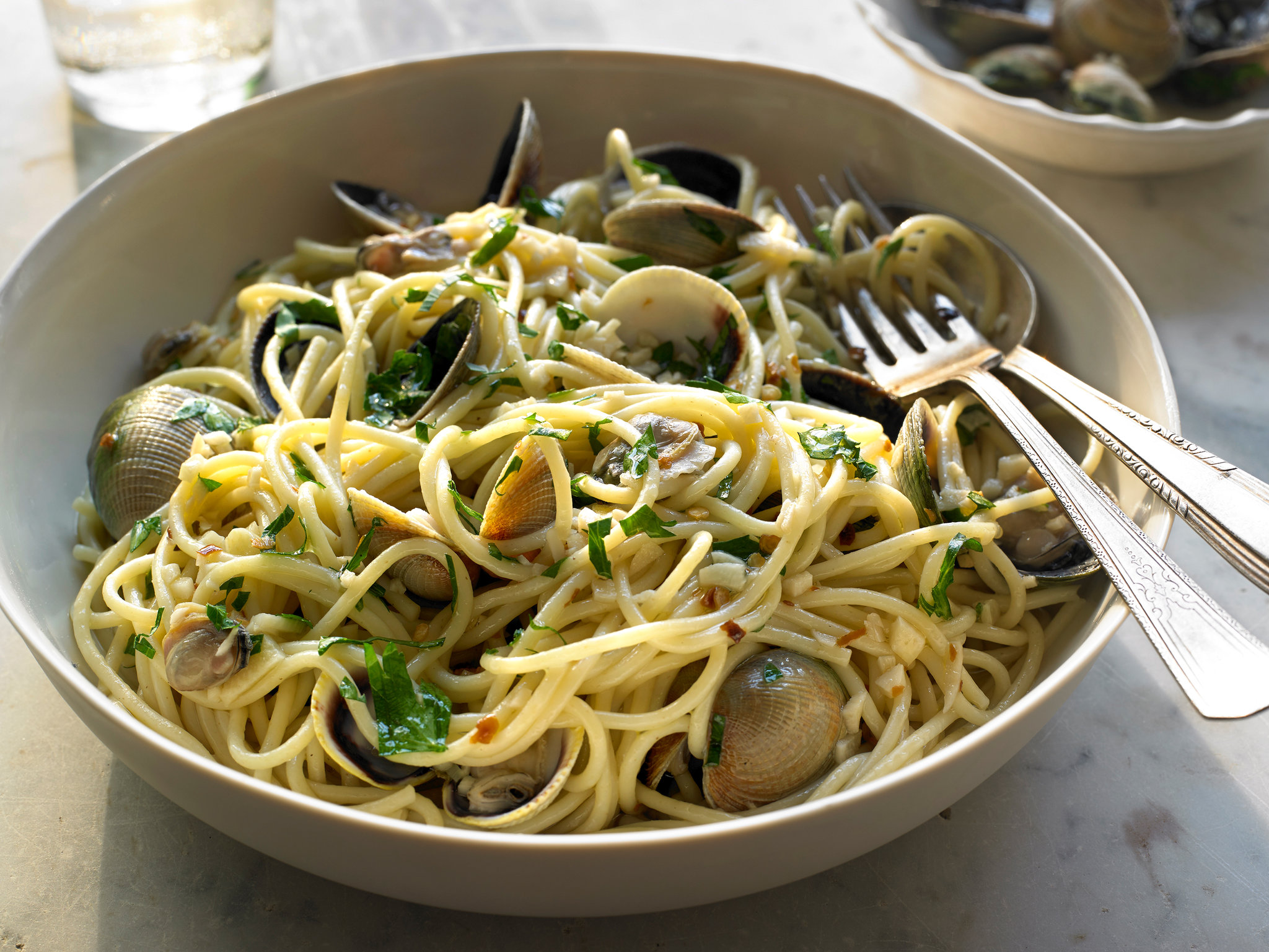 Butter Pasta With Clams