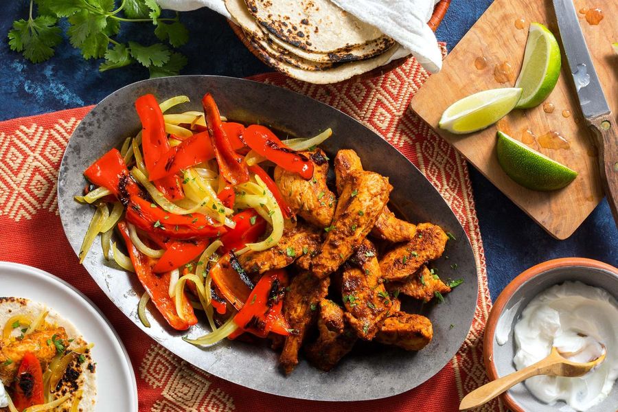 Fajita-Style Chicken with Peppers