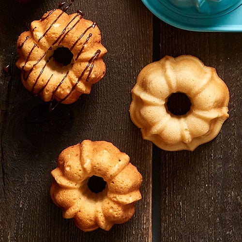 Classic Vanilla Mini Bundt Cakes