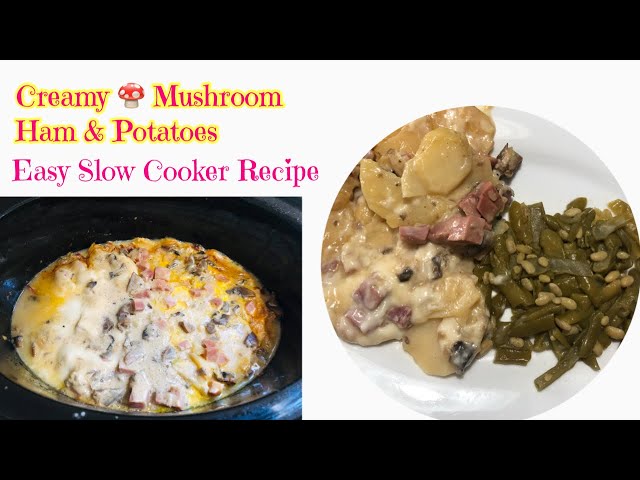 Creamy Mushroom Ham