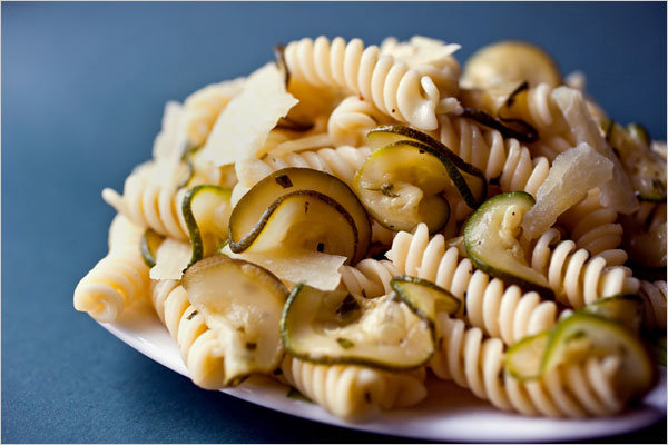 Zucchini Mint Fusilli