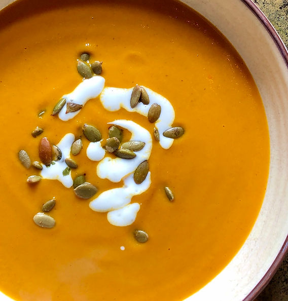 Smoky Roasted Carrot Soup