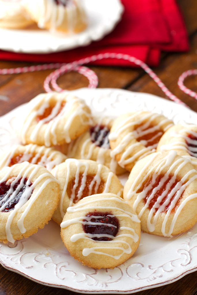 Apricot Jam Thumbprint Cookies