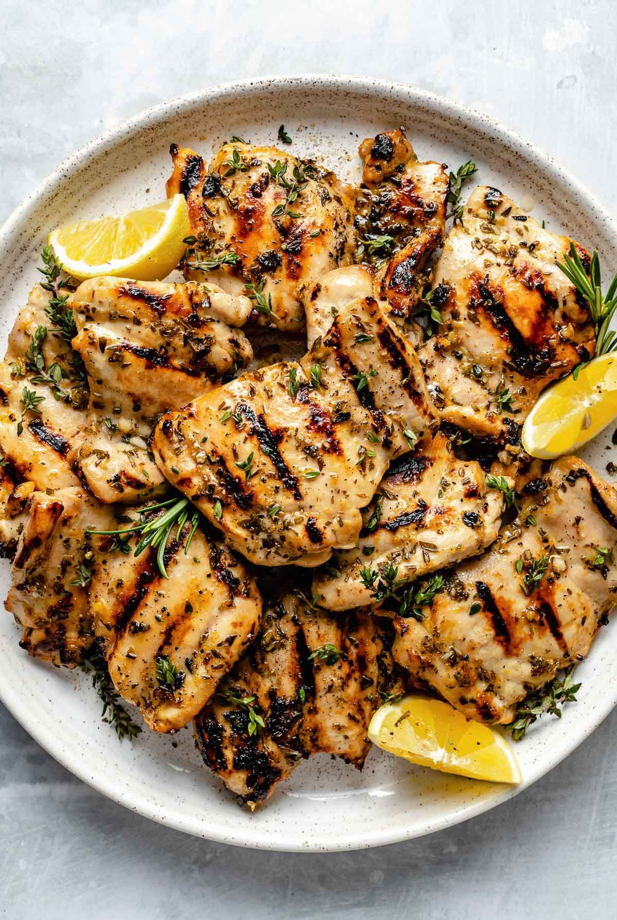 Grilled Lemon Herb Chicken Breasts