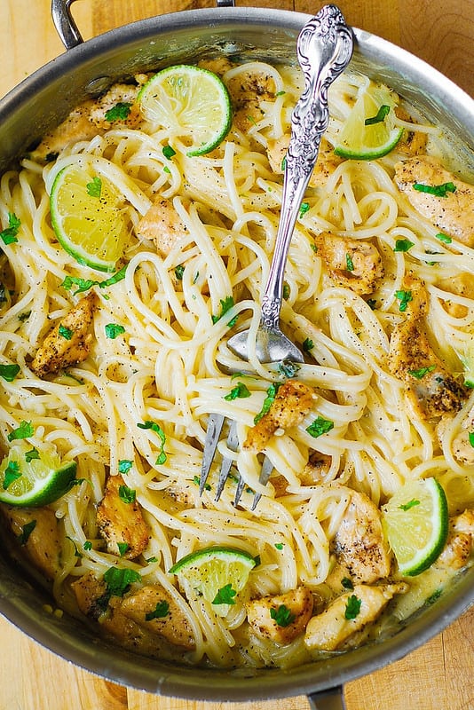 Cilantro Lime Chicken Pasta