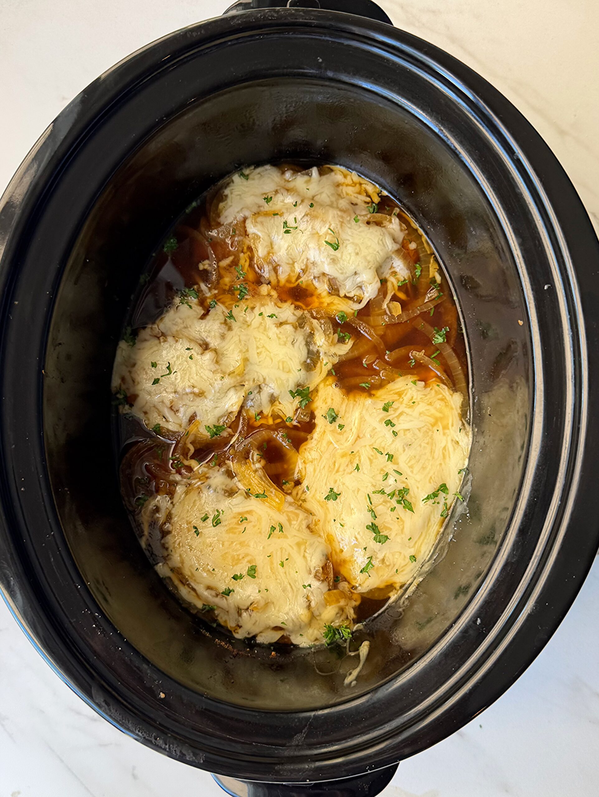 French Onion Chicken Soup