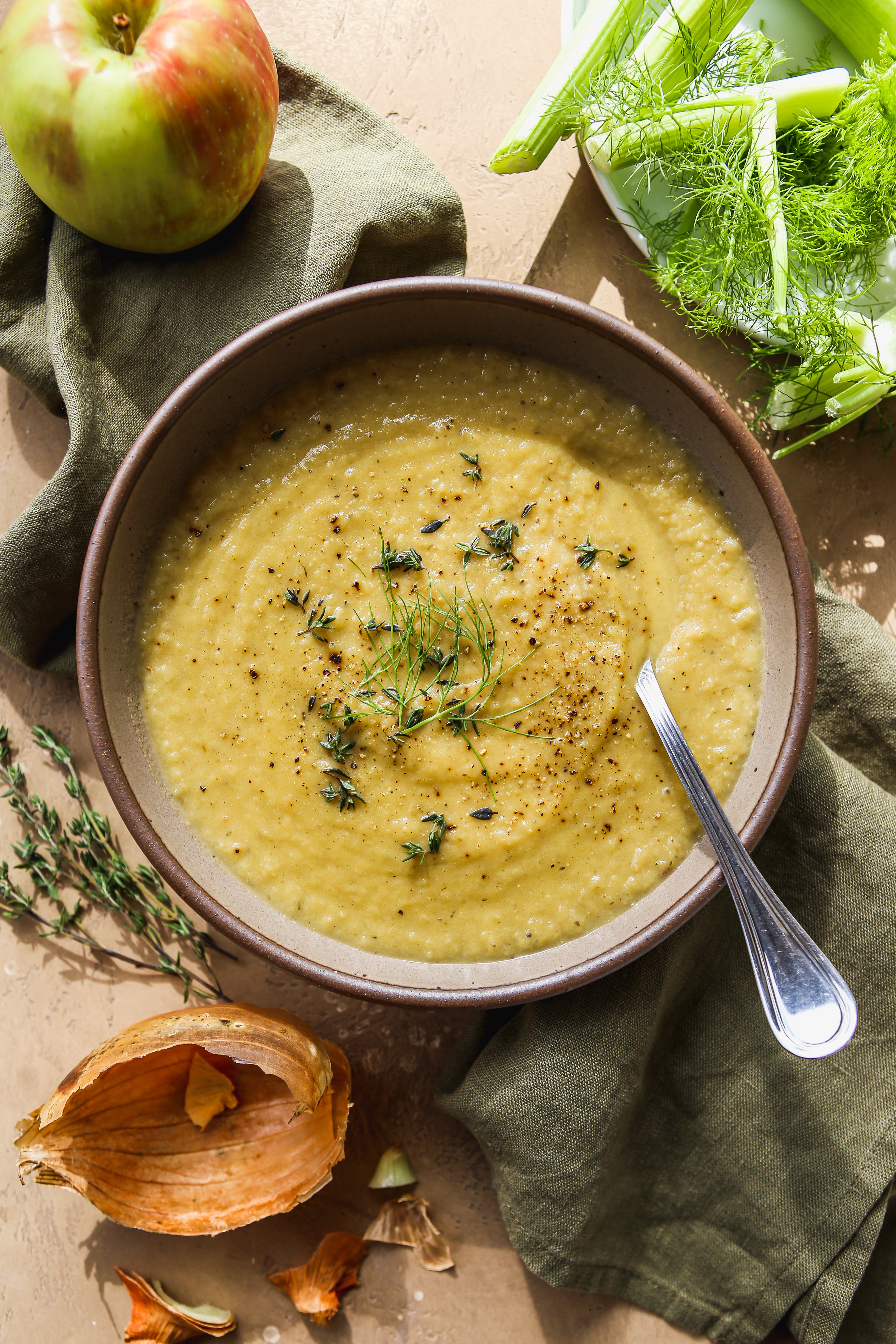 Creamy Fennel and Apple Soup