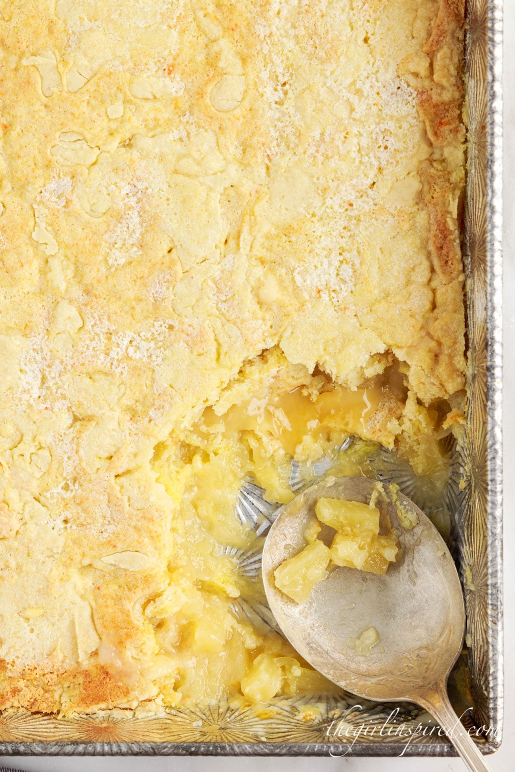 Lemon Pineapple Dump Cake