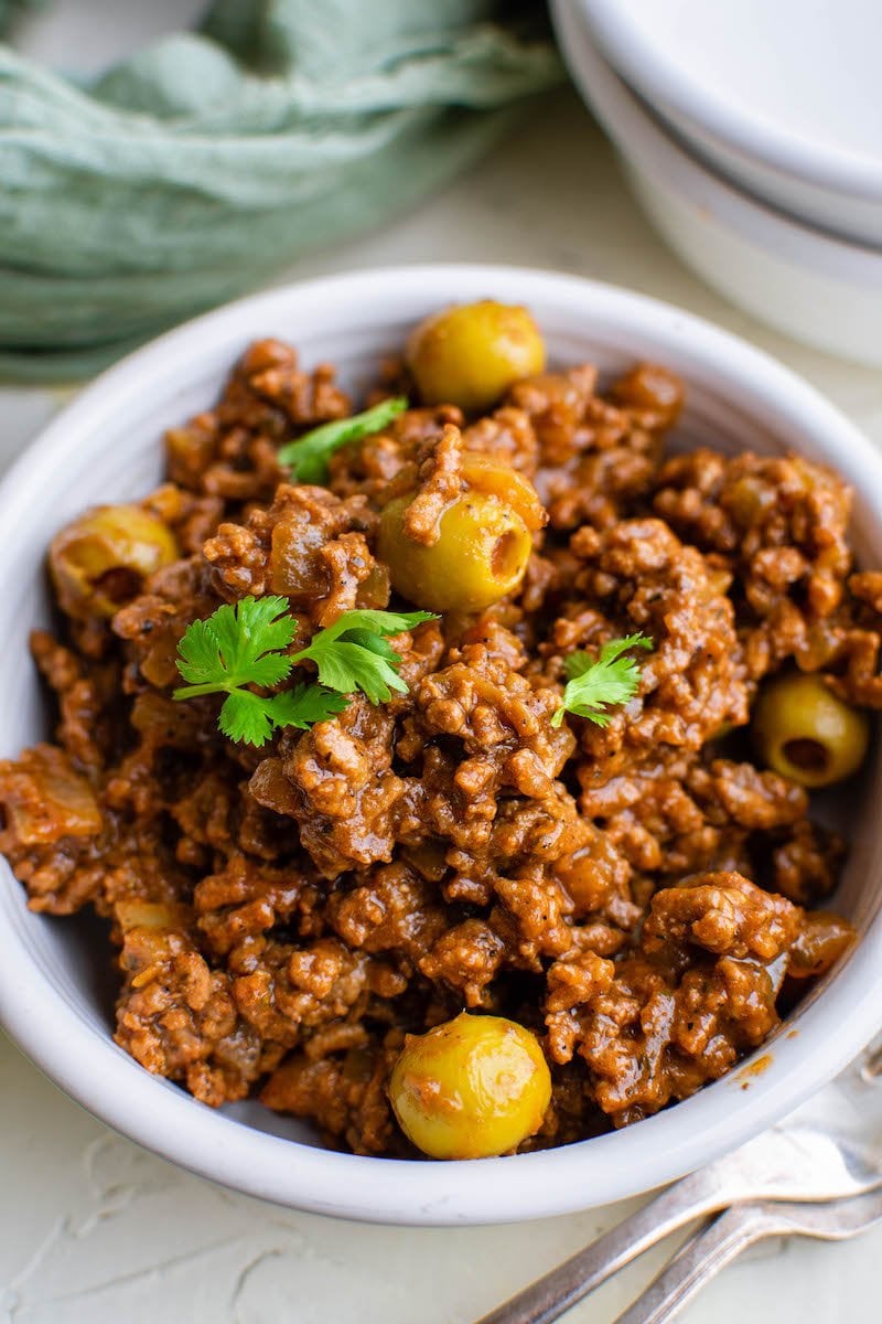 Beef Picadillo with Olives