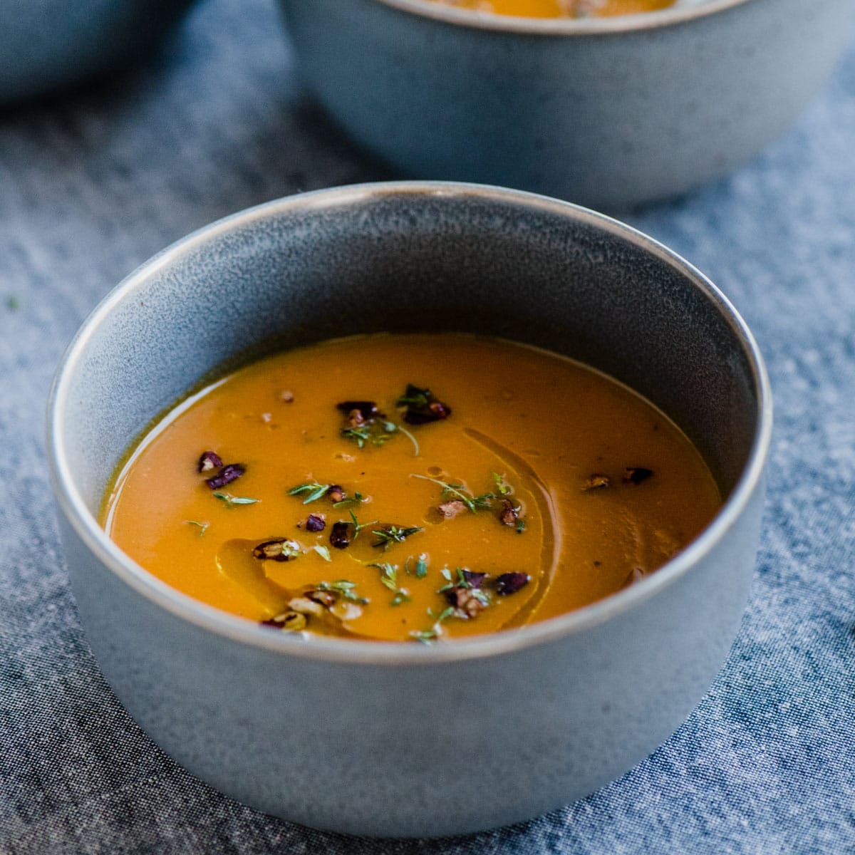 Carrot Apple Walnut Bisque
