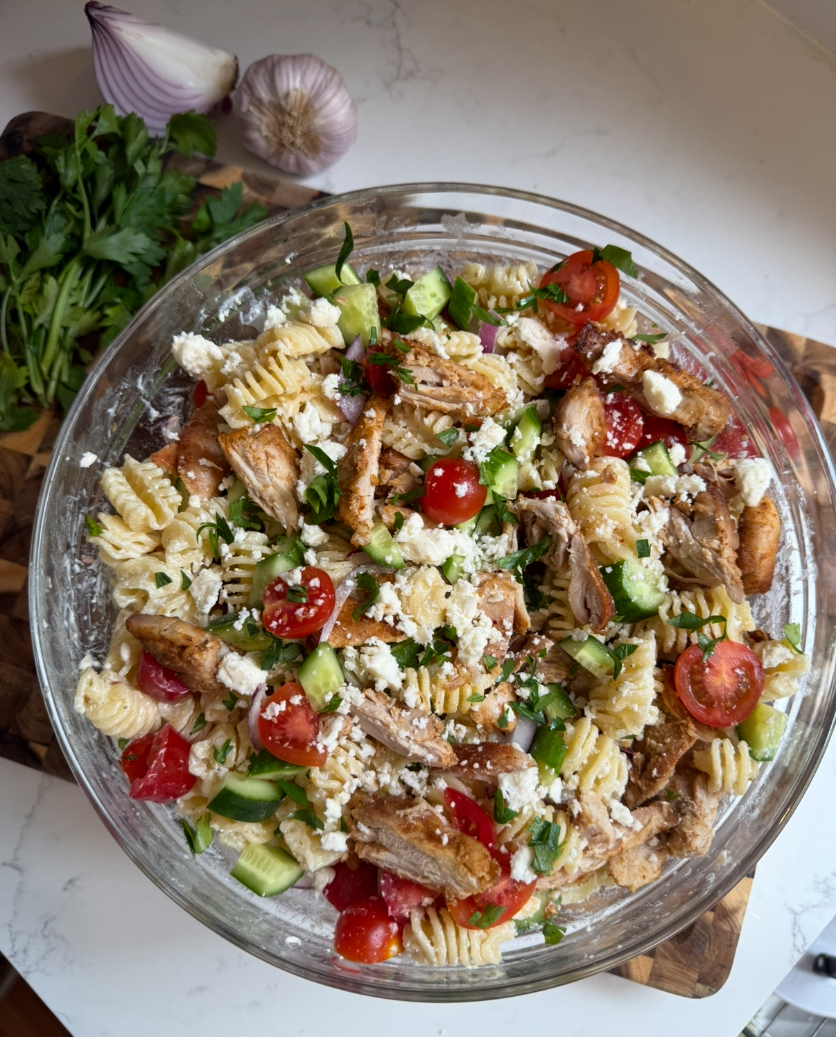 Shawarma-Spiced Chicken Pasta