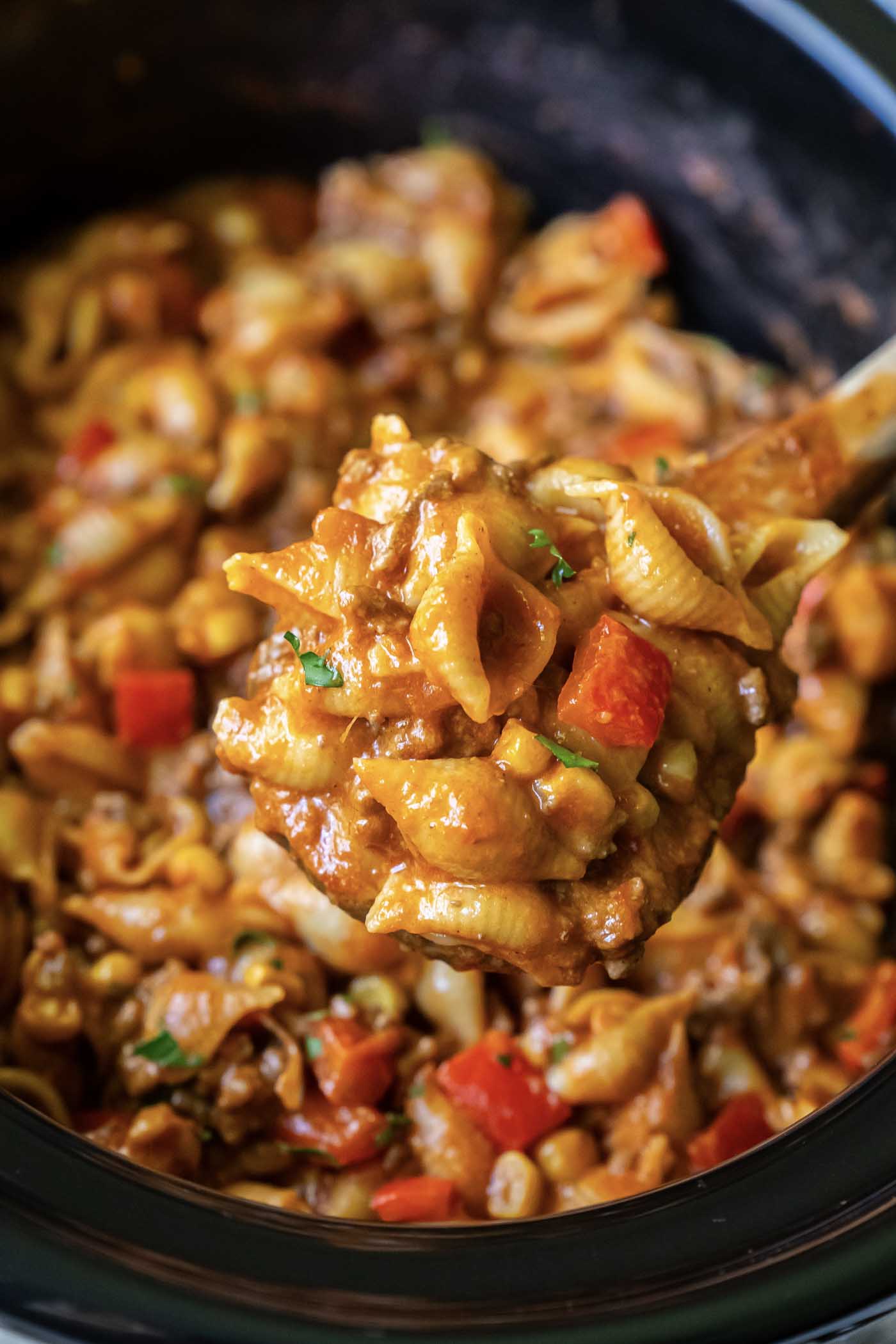 Taco Pasta with Ground Beef