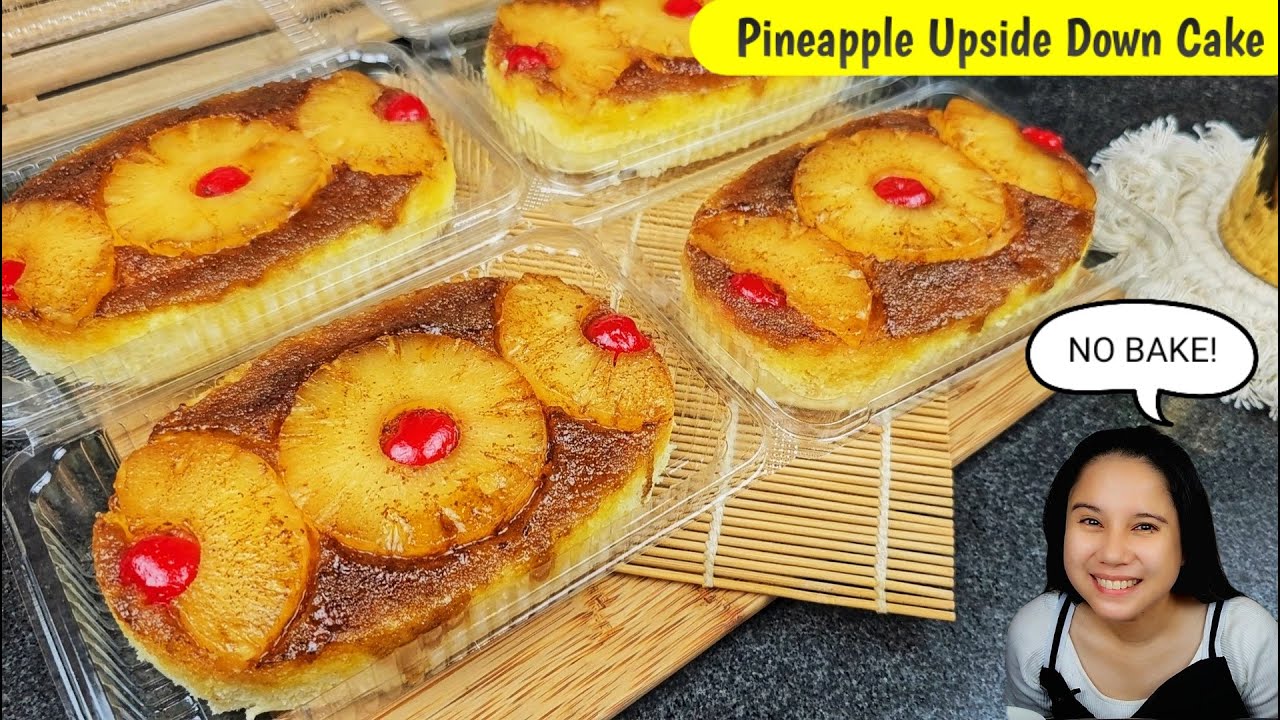 No-Bake Pineapple Upside-Down Cake