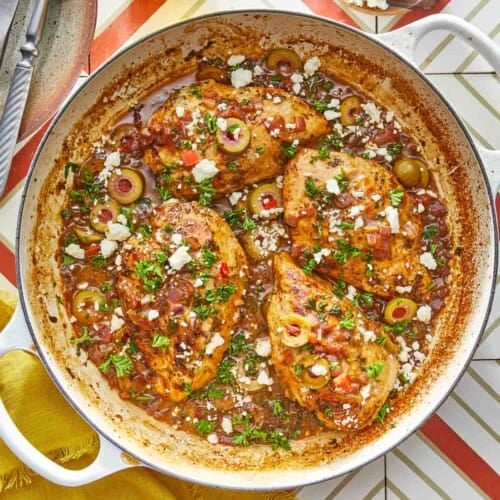 Mediterranean Chicken with Olives