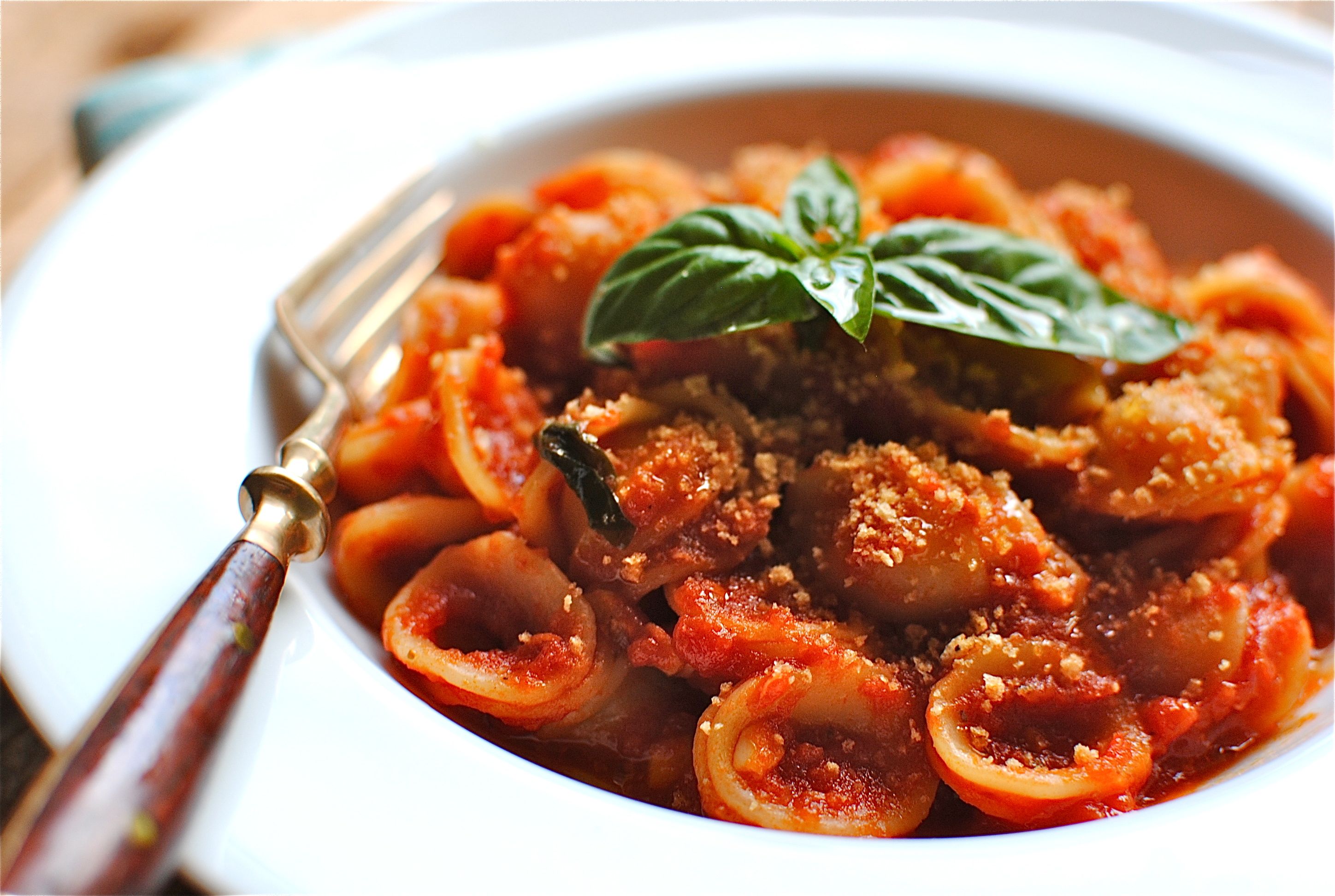 Orecchiette with Seafood Marinara