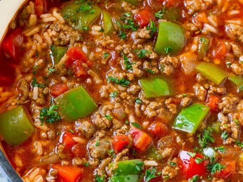 Unstuffed Pepper Soup