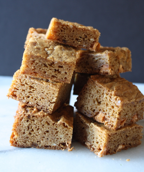 Miso Butterscotch Blondie Cake