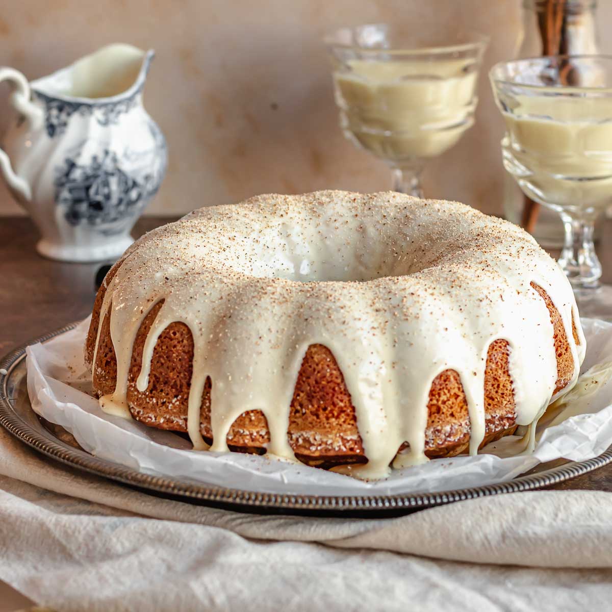 Eggnog Bundt Cake