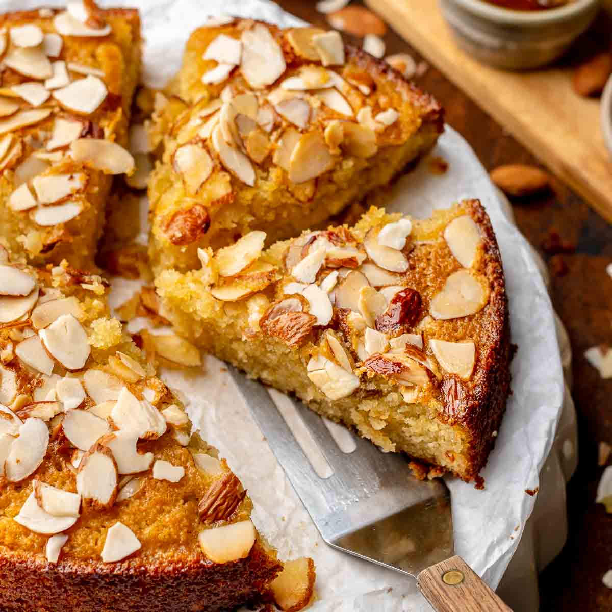Honey Almond Chiffon Cake