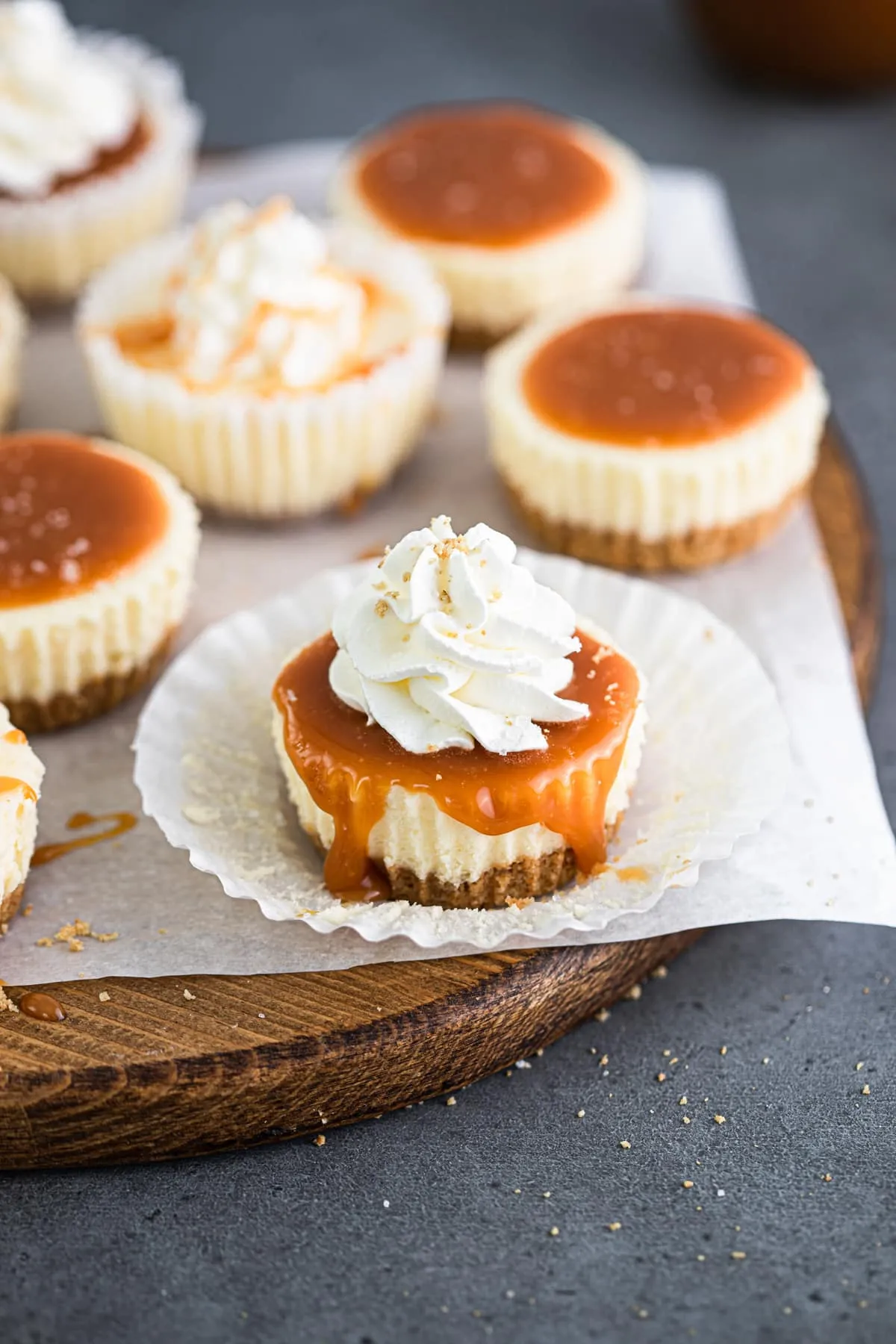 Salted Caramel Cheesecakes